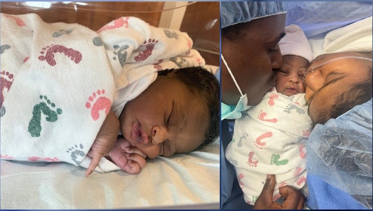 FOX 35 Baby born during Hurricane Ian