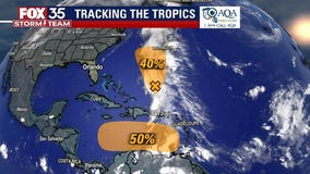 Chances of development increases for 2 disturbances in the Atlantic