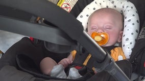 Florida mom uses plastic bin to protect infant son as Hurricane Ian floods neighborhood