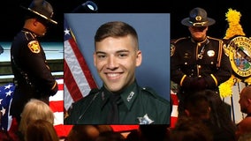 Funeral held for Florida deputy Blane Lane, 21, killed in line of duty