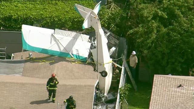 Miramar plane crash: 2 dead after plane crashes on roof of Florida home