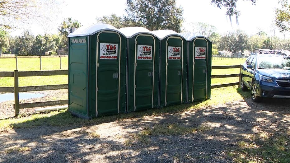 WOFL Flooding portable toilets