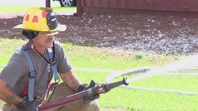 Retired Florida firefighter, 56, back on the job after 29 years of service