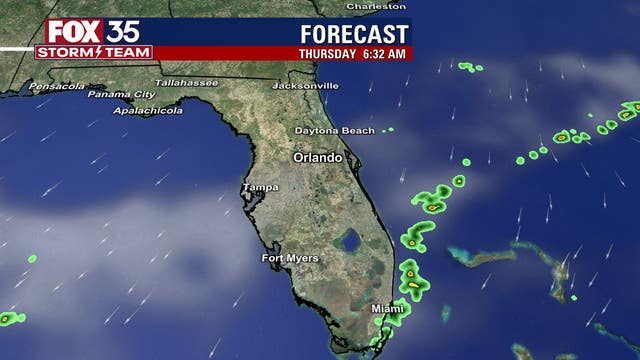Orlando weather: Passing showers usher in cooler temperatures for Thursday