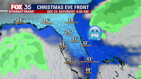 Could freezing temperatures in Florida on Christmas bring snow? Here's what the forecast shows