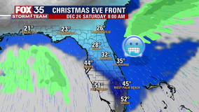 Arctic cold air expected for Christmas weekend in Florida