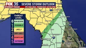 TIMELINE: Storm system approaching Florida could bring damaging winds, lightning