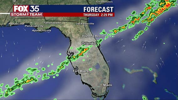 Scattered showers to usher in cooler temperatures across Central Florida