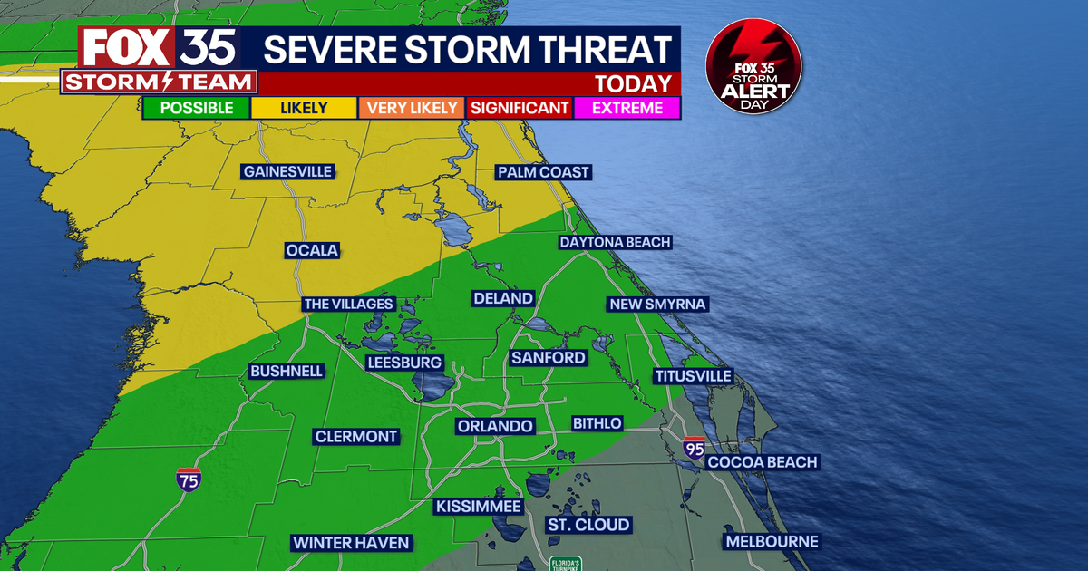 Orlando weather: Severe storms possible in Central Florida before ...