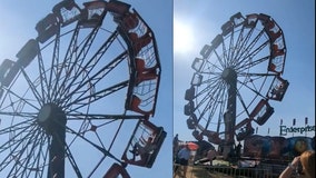 Florida State Fair ride stops mid-air, causing carriages to flip frantically