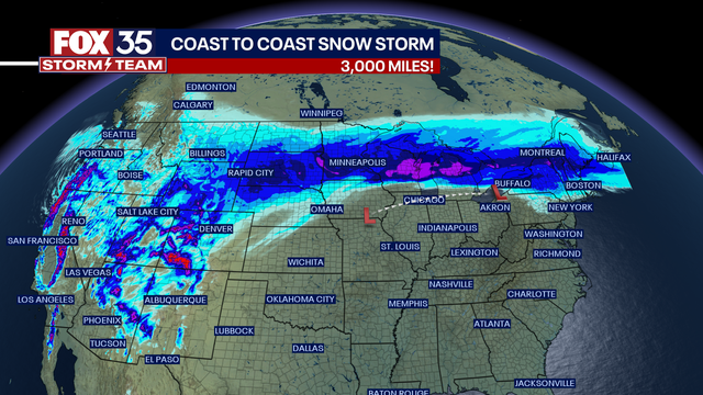 Powerful winter storm to impact millions from coast-to-coast