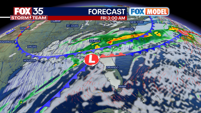 Orlando weather: Storm system to bring big weather changes to Central Florida this weekend