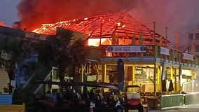 Fire destroys Ocean Breeze Restaurant, tiki bar in New Smyrna Beach