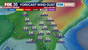 Orlando weather: Windy, rainy Friday ahead for Central Florida