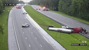 I-75 in Florida reopens nearly 15 hours following crash with chemical spill