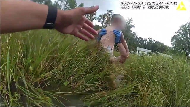 Video: Hillsborough County deputies rescue non-verbal child with autism from pond