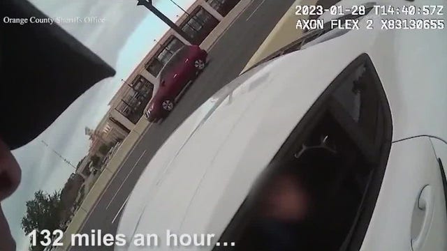 'Tell your father, I need him here now!': Florida teen clocked driving 132 mph on Interstate 4, deputy says