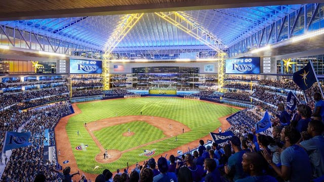 Rays announce plans for new $1.3 billion stadium in St. Petersburg: 'Our Rays are here to stay'