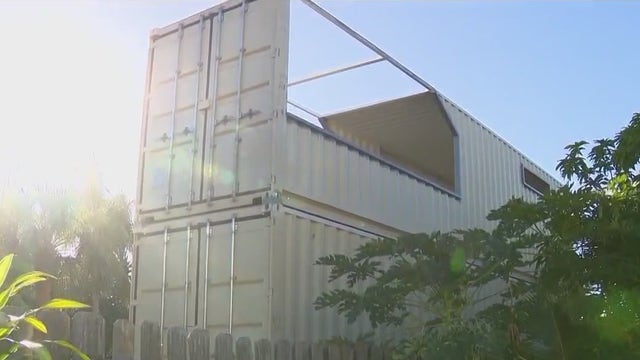 'Man cave' made of shipping containers causes controversy in Florida neighborhood
