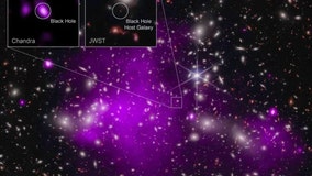 NASA: Record-breaking black hole discovered by Webb and Chandra telescopes