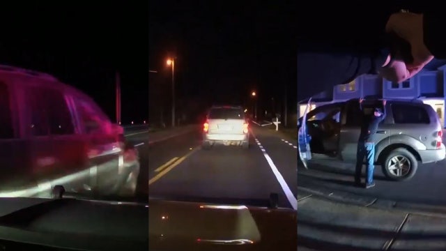 Florida deputy sideswiped by passing car during traffic stop, leading to lengthy pursuit, officials say: WATCH
