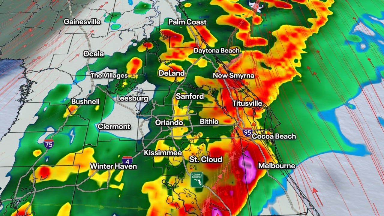 Central Florida weather today: County-by-county look at what to expect as storms move through - Vimarsana News