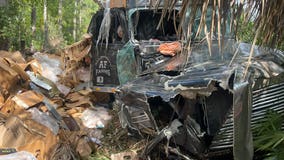 40,000 pounds of raw chicken spills along major Florida highway after semi driver suffers medical episode: FHP