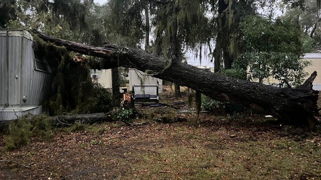 Damage reported across Central Florida after region is slammed by severe weather