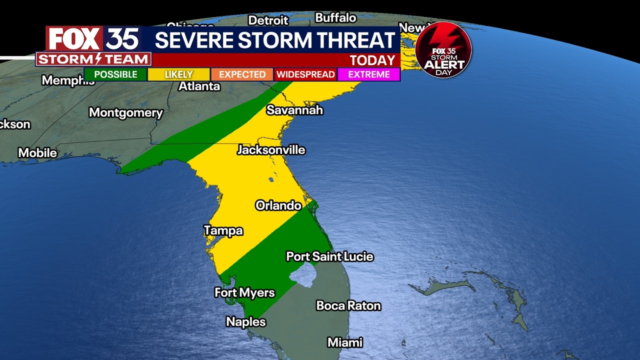Orlando Weather Forecast: Strong storms may bring damaging winds to Central Florida on Wednesday - Vimarsana News