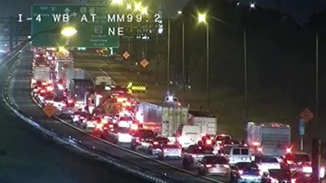 Man crashes into Seminole County deputy on I-4 near construction zone: FHP