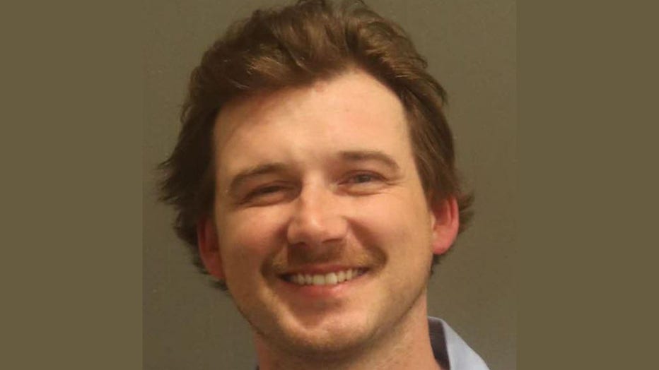 Country artist Morgan Wallen, 30, is pictured in a booking photo. (Credit: Metropolitan Nashville Police Department)