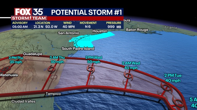 System in Gulf set to become Tropical Storm Alberto, the first named storm of the 2024 hurricane season